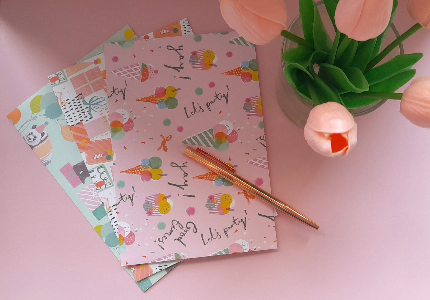 Luxury Envelope Pack β 3 Themed Handmade Envelopes for Birthdays, Celebrations & Gifts β Elegant Card Enclosures