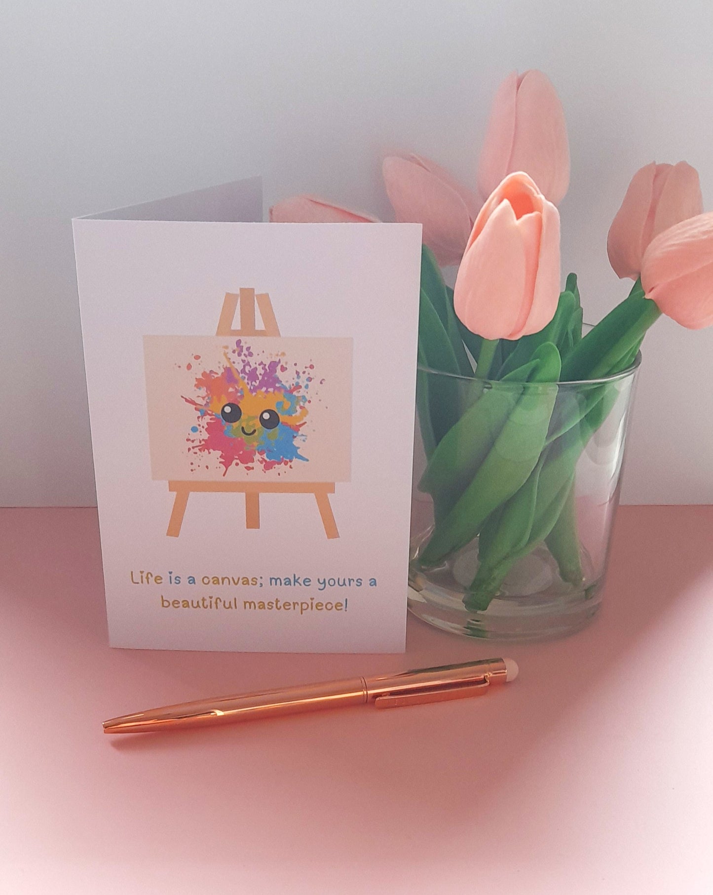 Canvas | A6 Greeting Card - Uplifting Greeting Cards | Encouragement Card Support Card - Greeting Card