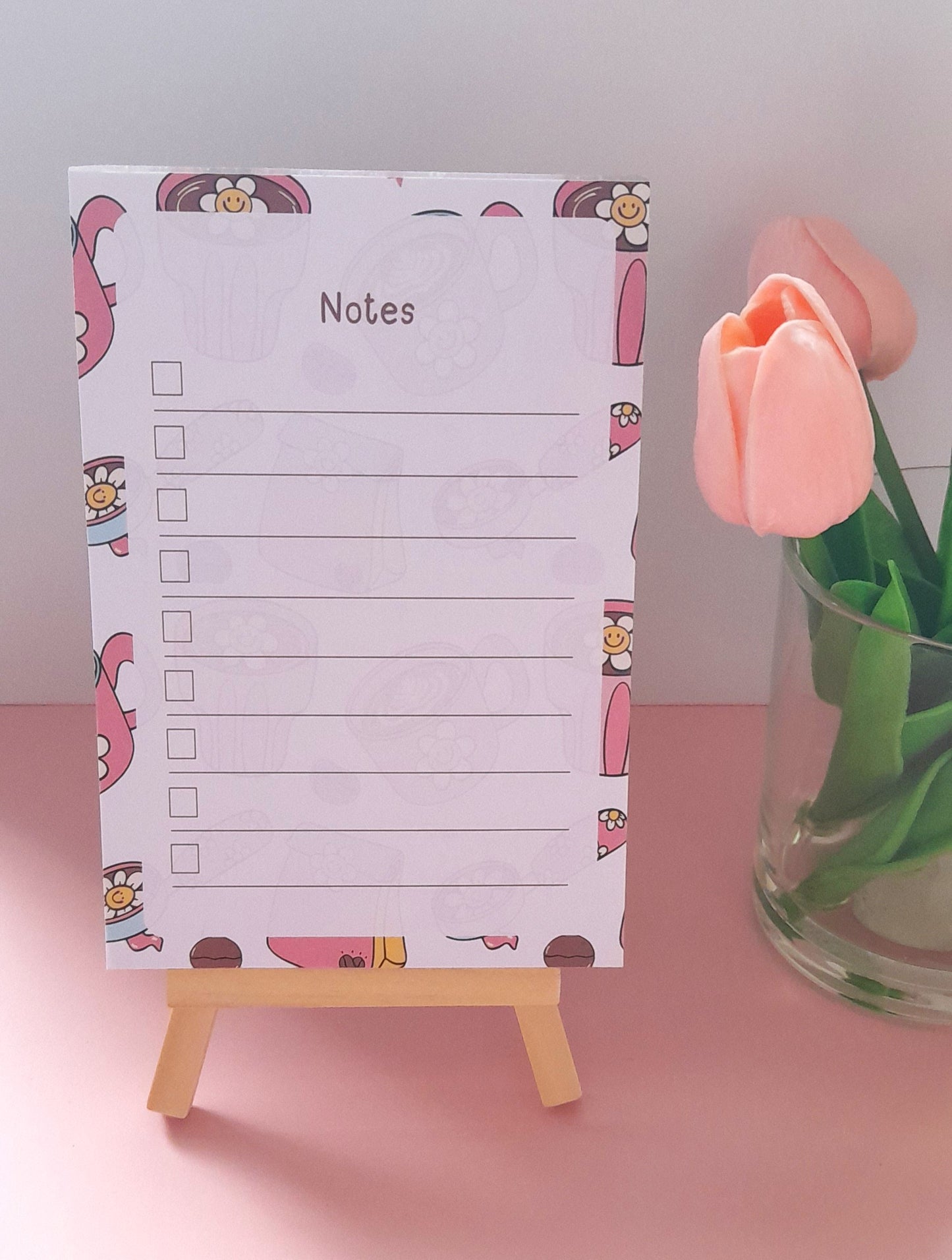 Coffee Lover A6 Notepad | To-Do List & Notepads | Notepads for Organising | Daily Planner Pad | Tear Off Notepad | Planner Essentials