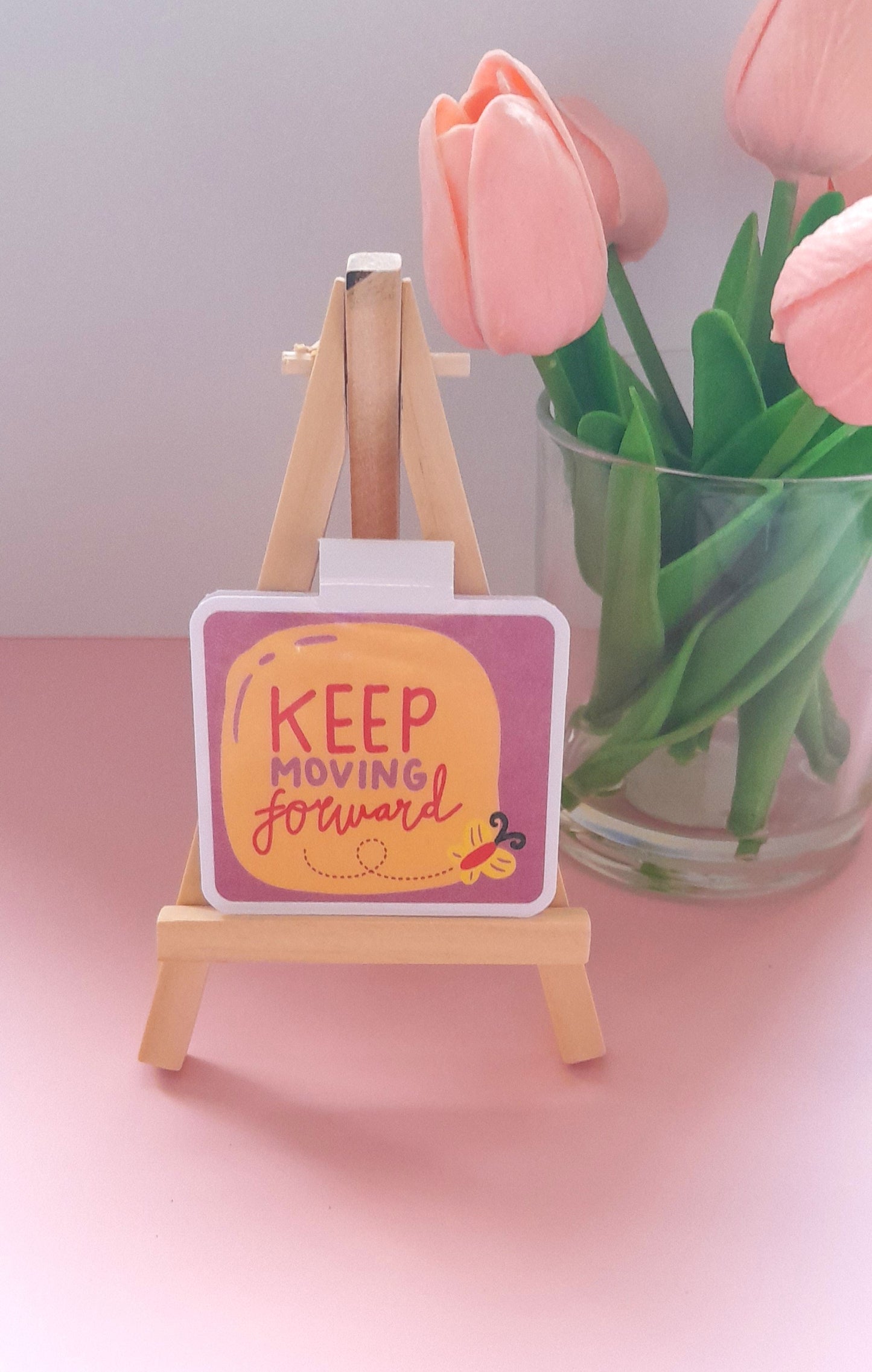Handmade Magnetic Bookmark | Unique Cute Bookmark for Book Lovers | Positive Message Bookmarks | Literary Gift Idea | Bookish Gift | Moving