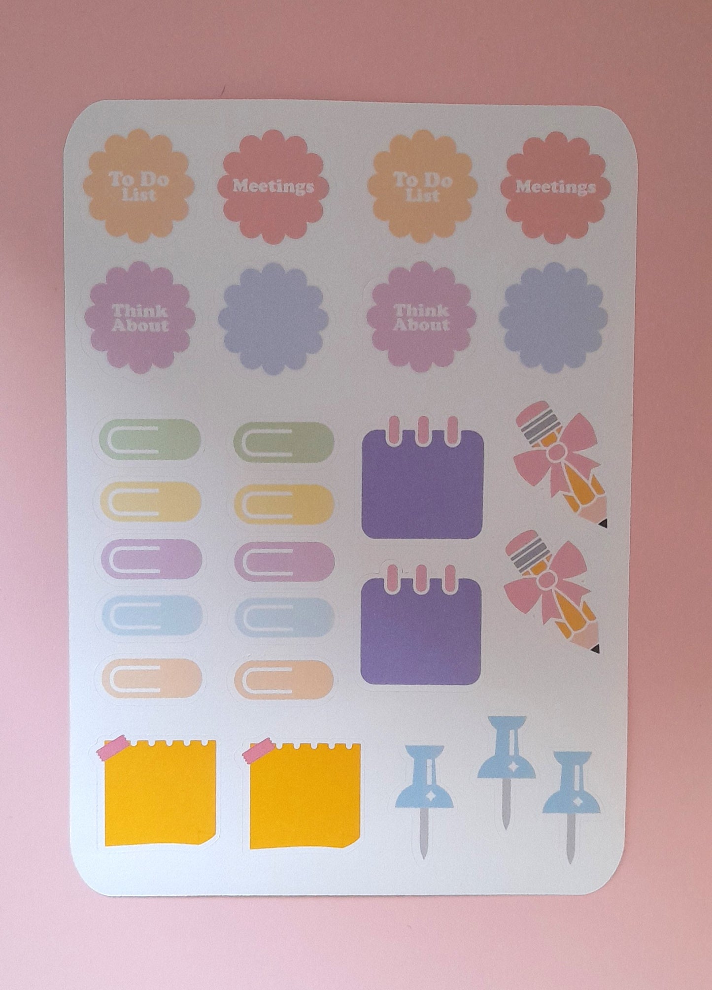Planner Prompts Sticker Sheet | Matt Sticker Sheet | Planner Stickers | Planner Sticker Sheet | Cute Stickers |Diary | Stationary