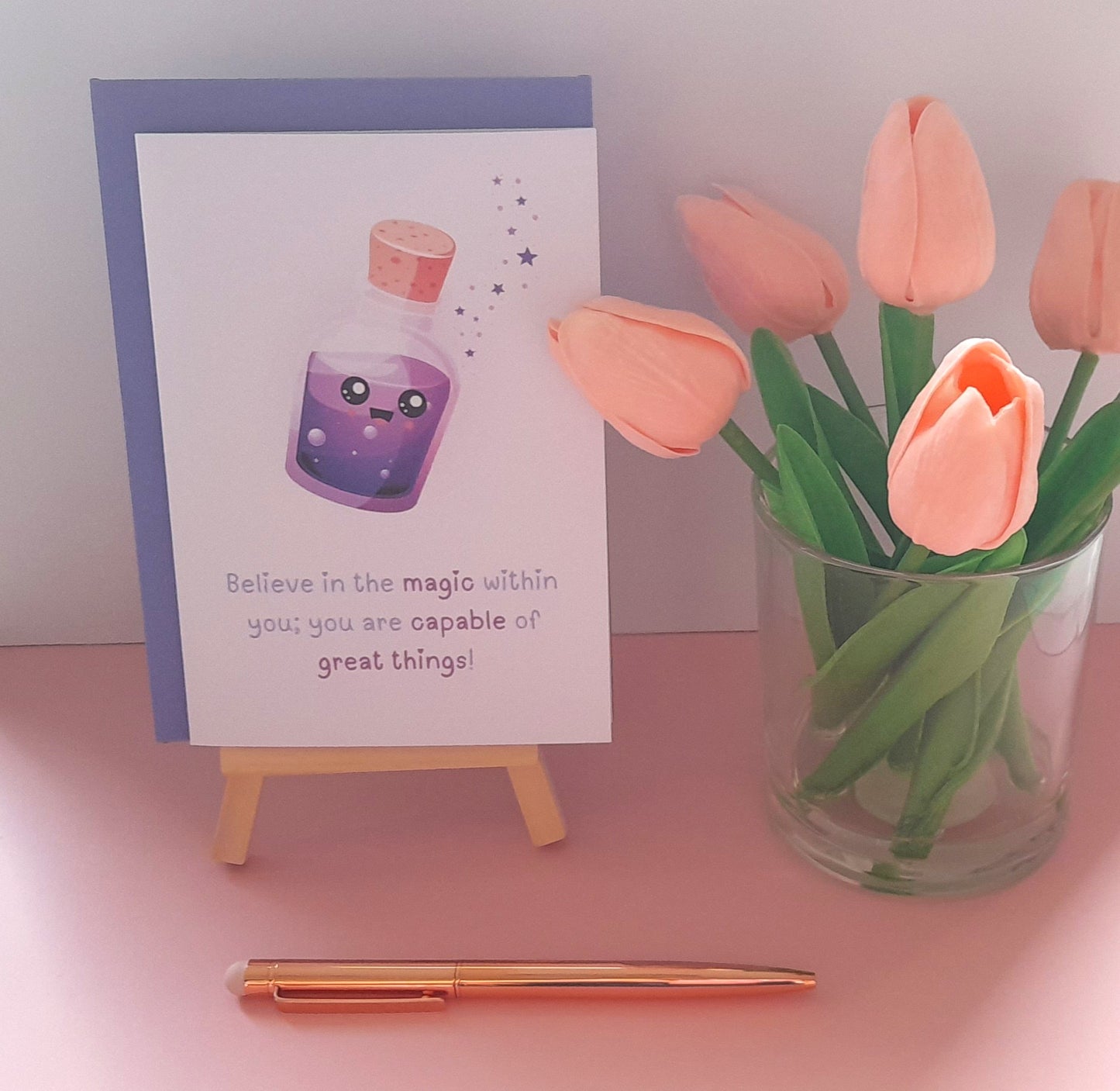 Magic | A6 Greeting Card - Uplifting Greeting Cards | Encouragement Card - Support Card - Greeting Card