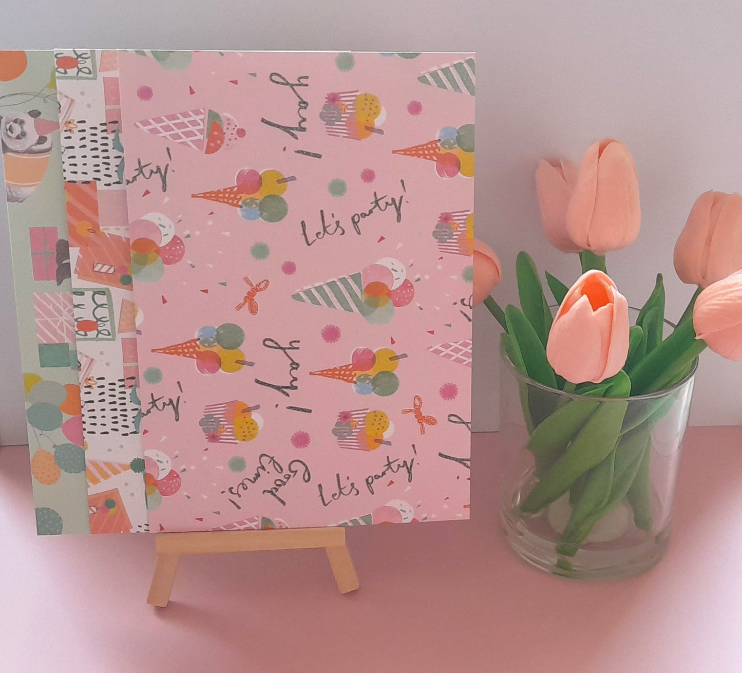 Luxury Envelope Pack — 3 Themed Handmade Envelopes for Birthdays, Celebrations & Gifts — Elegant Card Enclosures