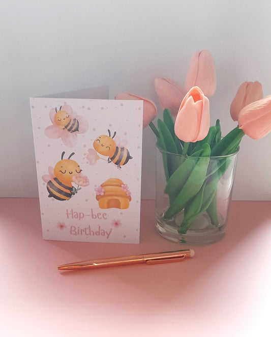 Bumble Bee | A6 Greeting Card - Uplifting Greeting Cards | Encouragement Card - Support Card - Greeting Card | Happy Birthday