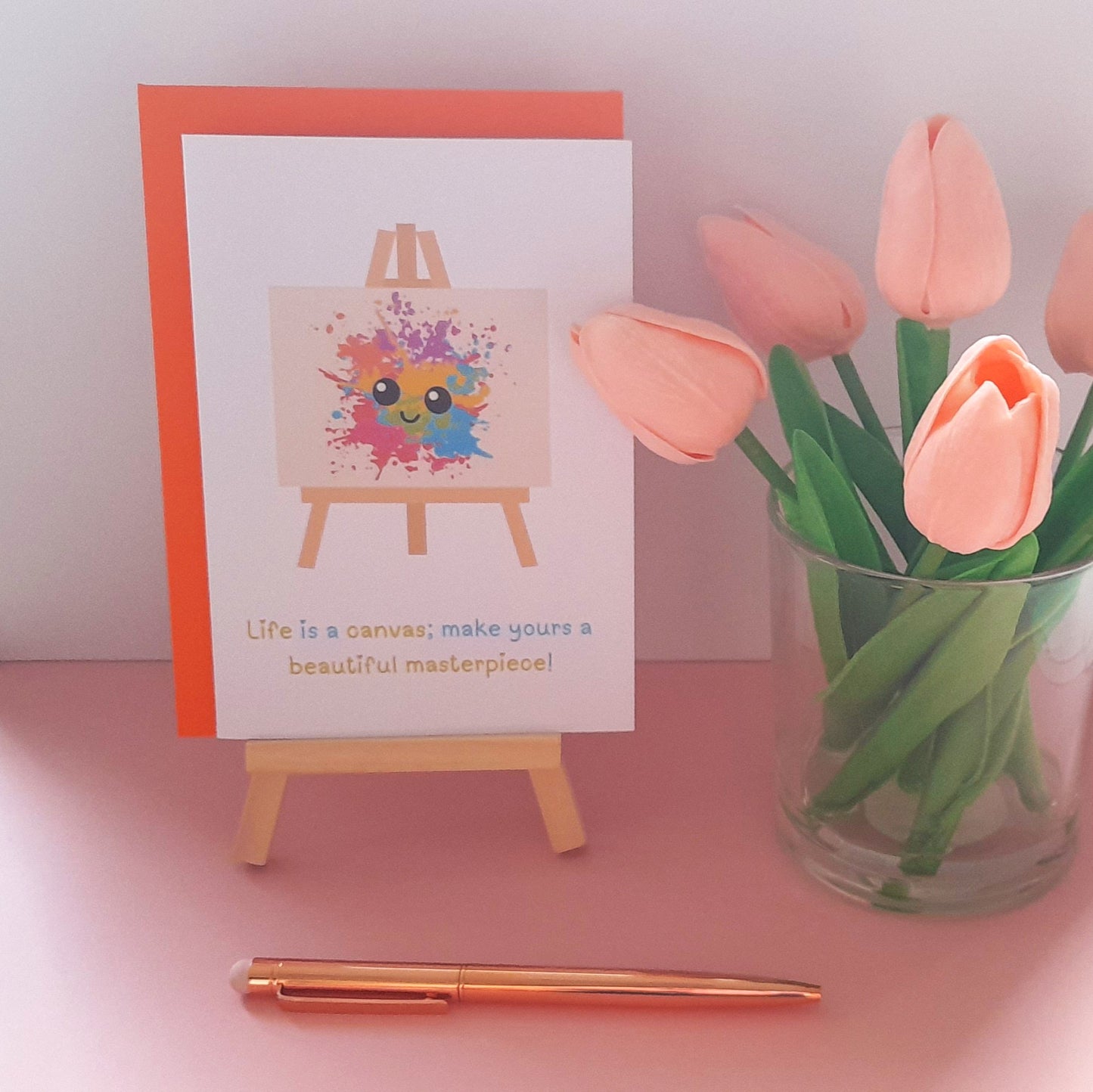 Canvas | A6 Greeting Card - Uplifting Greeting Cards | Encouragement Card Support Card - Greeting Card