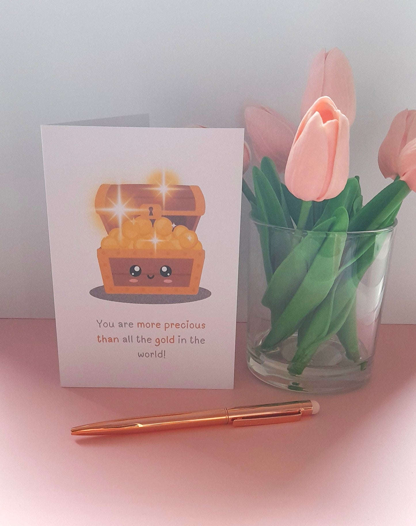 Treasure Chest | A6 Greeting Card - Uplifting Greeting Cards | Encouragement Card - Support Card