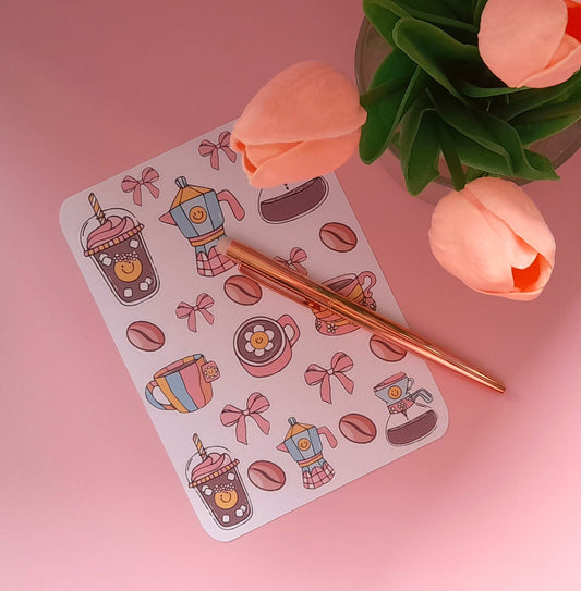 Coffee Lover Sticker Sheet | Matt Sticker Sheet | Planner Stickers | Planner Sticker Sheet | Cute Stickers |Diary | Stationary