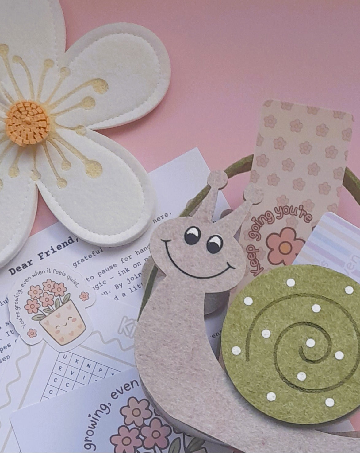 Uplifting Post Club – March Growth Theme: Snail Mail, Happy Mail, Self Care