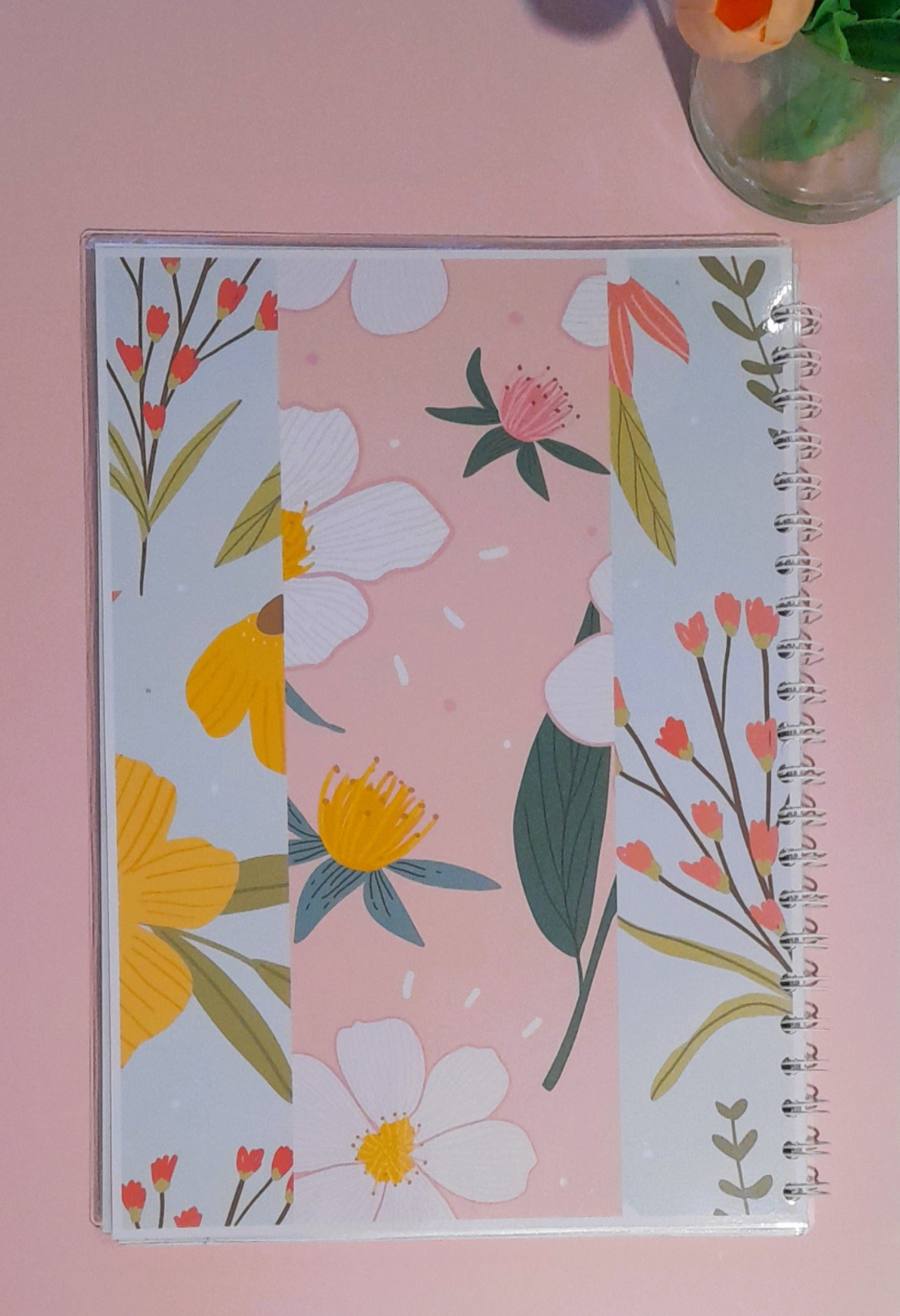 Positive Message A4 Lined Notebook | Notebook | Notebook for Organising | Daily Planner Pad | Stationary | Planner Essentials | Positive Mind Positive Vibes
