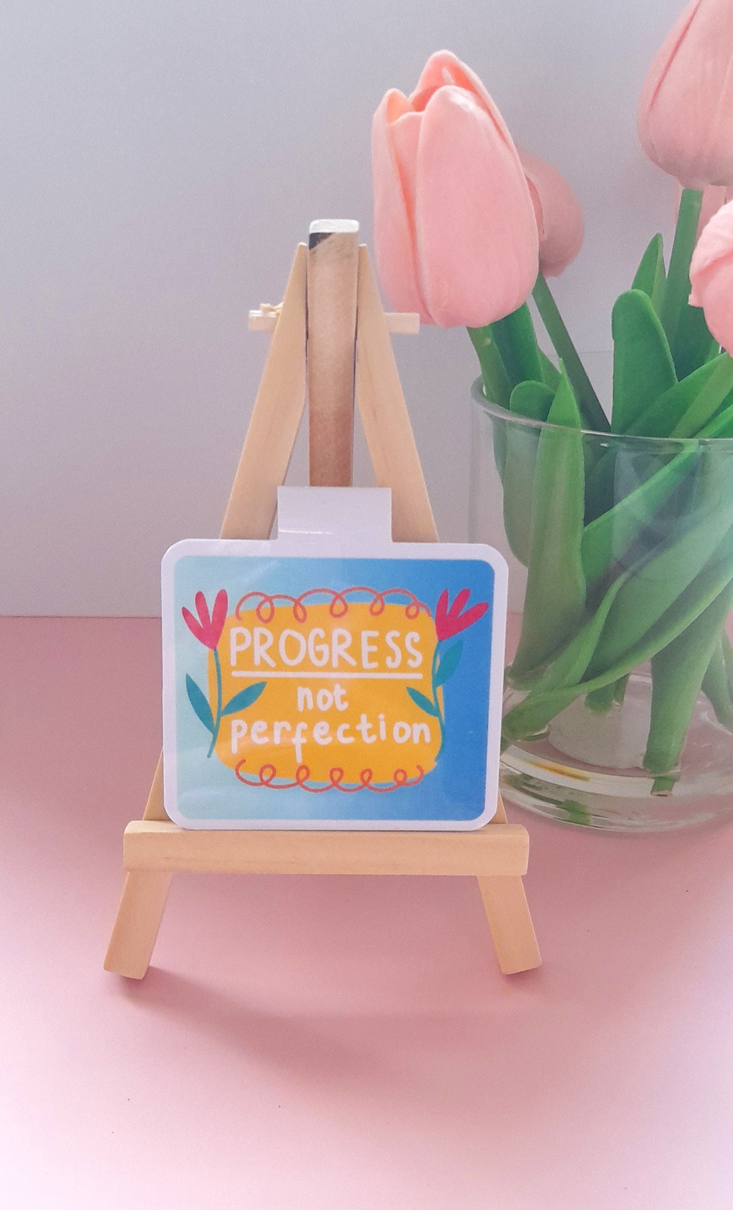 Handmade Magnetic Bookmark | Unique Cute Bookmark for Book Lovers | Positive Message Bookmarks| Literary Gift Idea | Bookish Gift | Progress
