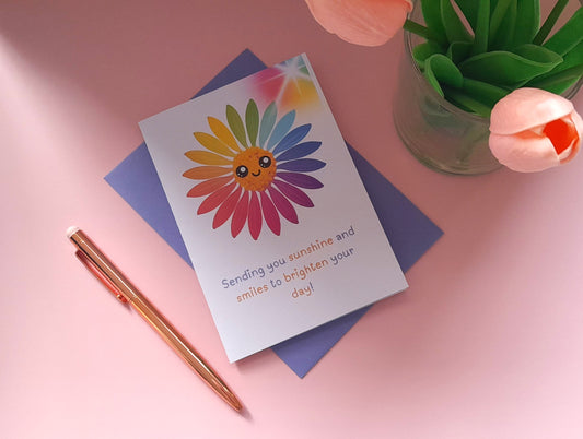 Sunshine | A6 Greeting Card - Uplifting Greeting Cards | Encouragement Card - Support Card - Greeting Card