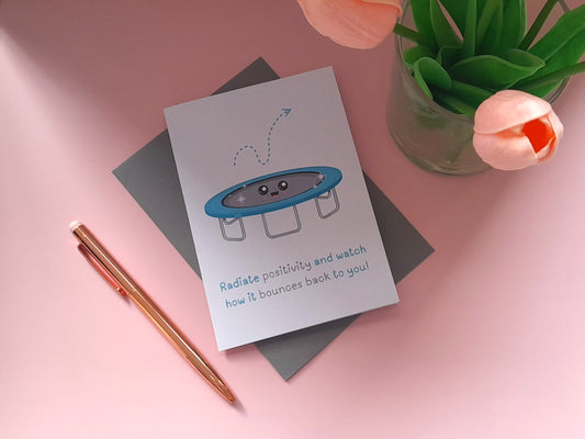 Bounce Back | A6 Greeting Card - Uplifting Greeting Cards | Encouragement Card - Support Card - Greeting Card